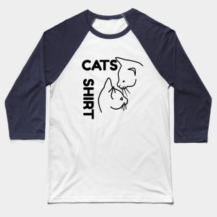 cats shirt Baseball T-Shirt